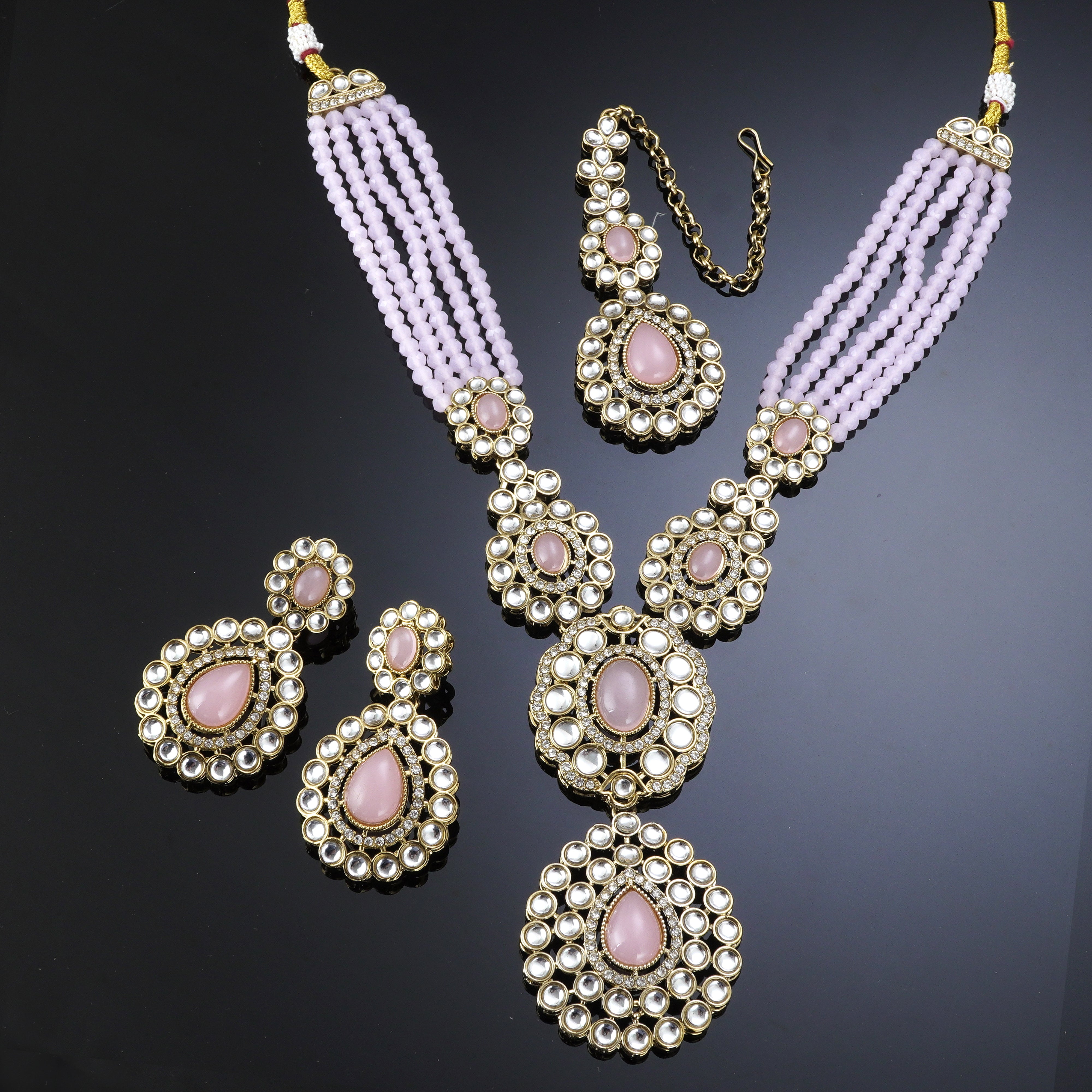 Zia Drop Victorian Necklace Set